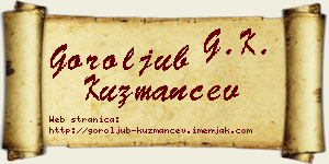 Goroljub Kuzmančev vizit kartica